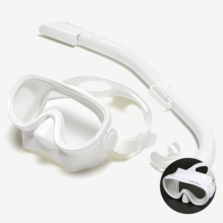 TUSA Leaf Tours New Snorkeling Set White [RC-1117Q (WW)]