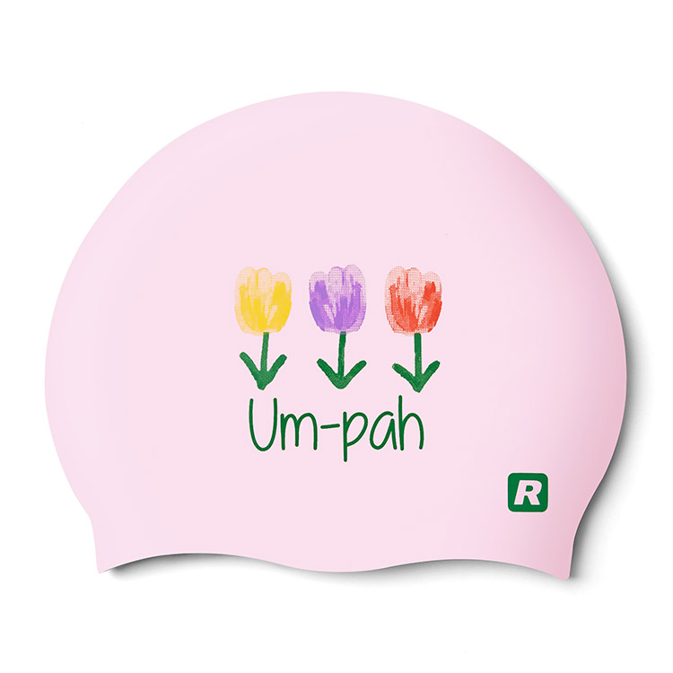 RALLY Tulip Silicone Swim Cap Pink [ORUC802 (PNK)]
