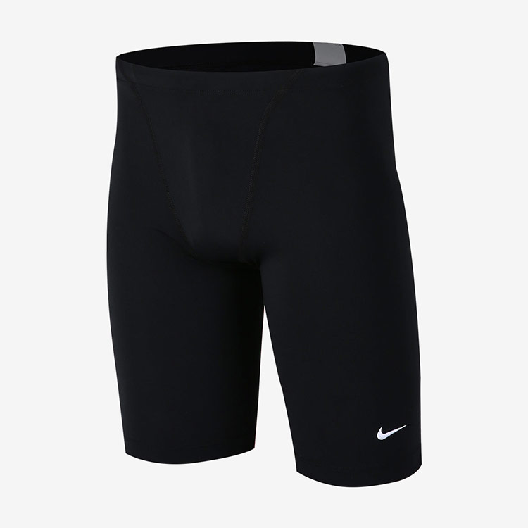 NIKE SWIM Men's Hydrastrong Solid Jammer Swimsuit Black [NESSA006-001A] 상품컷