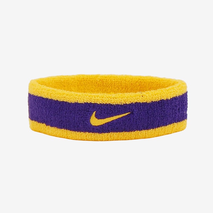 NIKE Swoosh Headband Purple/Yellow AC2285-730
