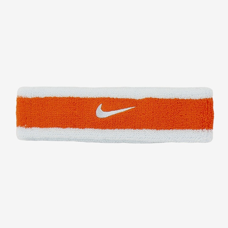 NIKE Swoosh Headband Orange/White AC2285-450