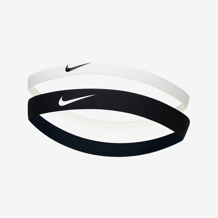 NIKE Flex Headband Black White 2 Set [FZ7443-036] 상품컷