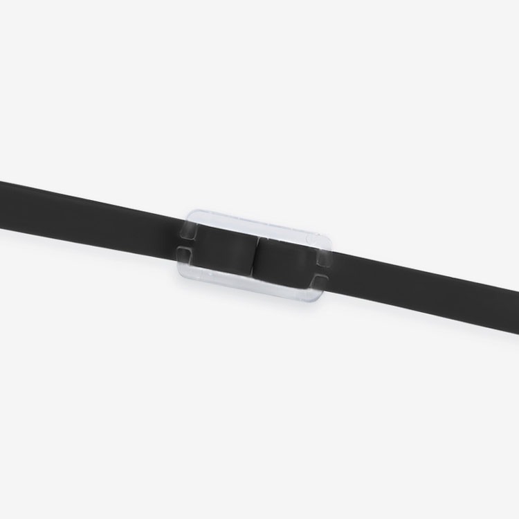 SENTI Silicone Strap Clip Set Black [SG-SST (BK)]