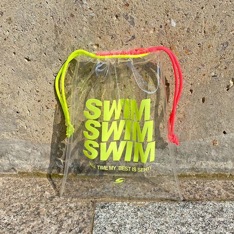 SENTI Neon Lime Jelly Bag [SB-201 (LIM) Swimming Bag] 상품컷