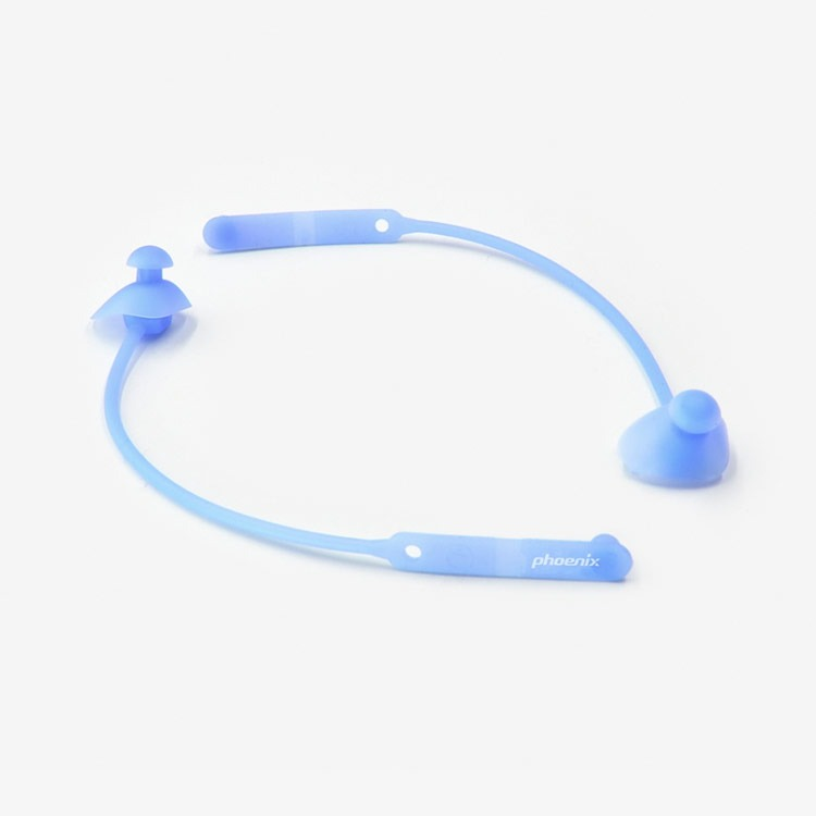 PHOENIX Otitis Media Loss Prevention Round Cord Ear Plug Blue [PNE-300 (BLU)] 상품컷
