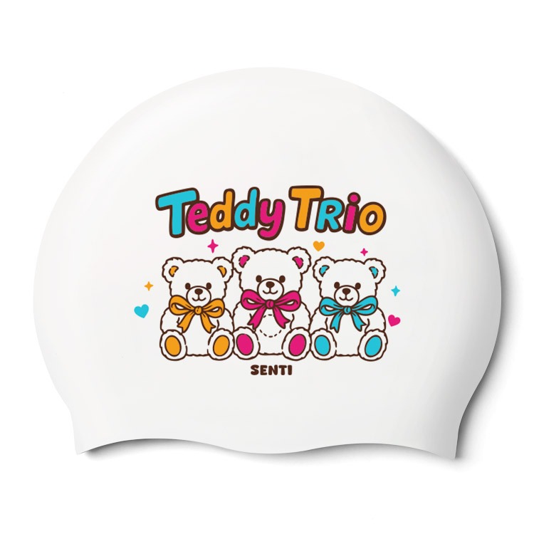 SENTI Teddy Trio Silicone Scrub White [SC-2519] 상품컷
