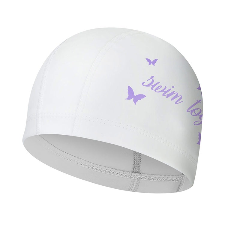 RALLY Swim Together PU Coated Swim Cap White [ORUC814 (WHT)] 상품컷