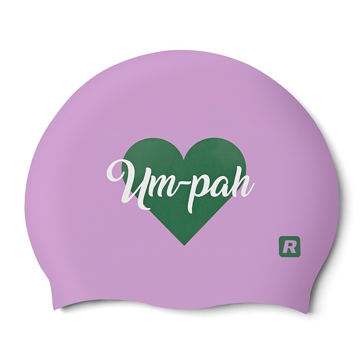 RALLY Um-pah Silicone Swim Cap Purple [ORUC807 (PUR)] 상품컷