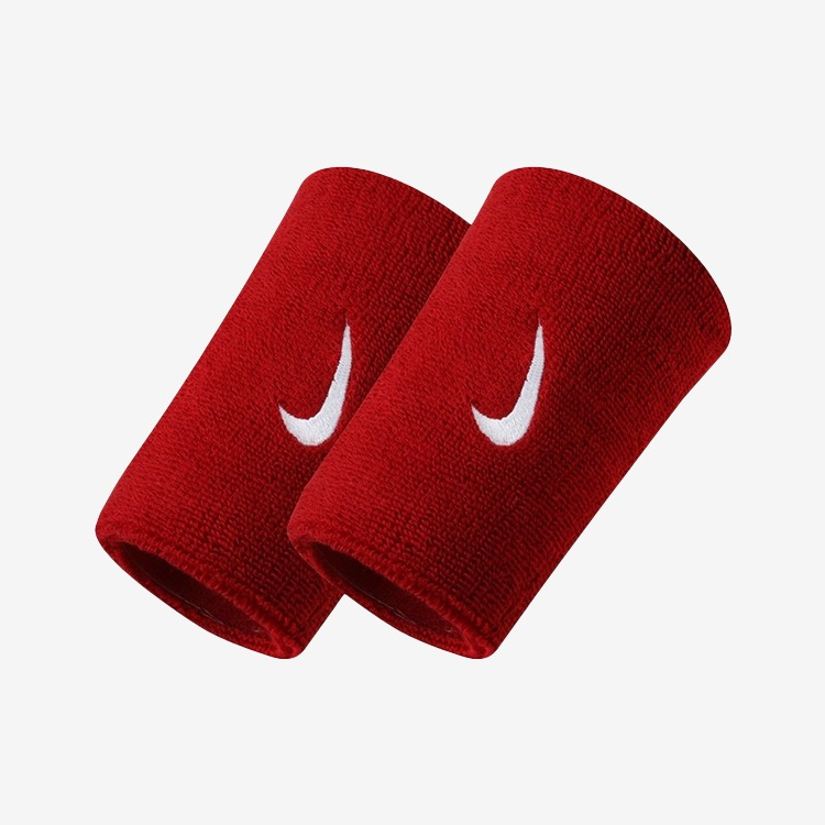 NIKE Swoosh Double Wide Wristband Red [AC2287-624]
