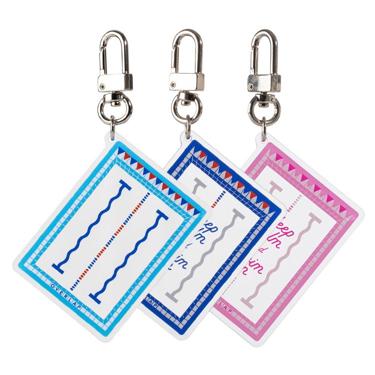 OVERLAP Swimming Pool Acrylic Key Ring (3 pieces) 상품컷
