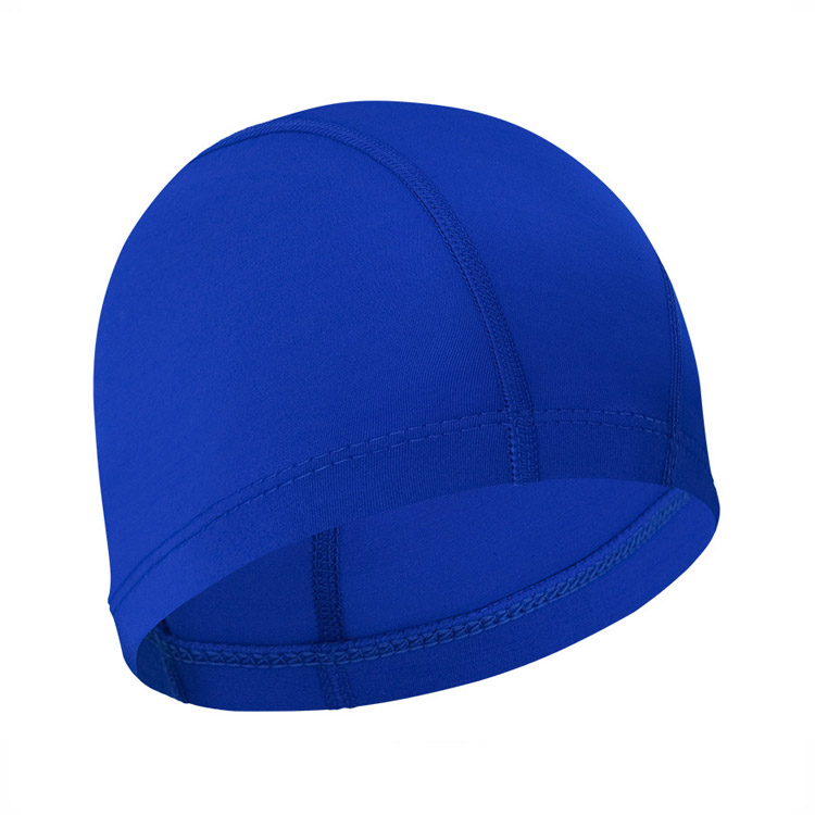 SENTI Solid Spandex Swim Cap Blue [SC-S104 (BL)]