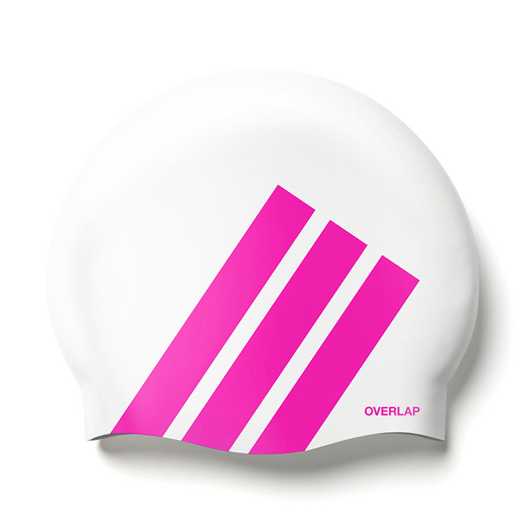 OVERLAP Geongon Gamri Wrinkle Free Swim Cap Pink [OLSC038 (PNK)] 상품컷