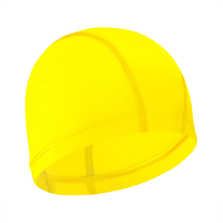 SENTI Solid Spandex Swim Cap Yellow [SC-S106 (YL)]
