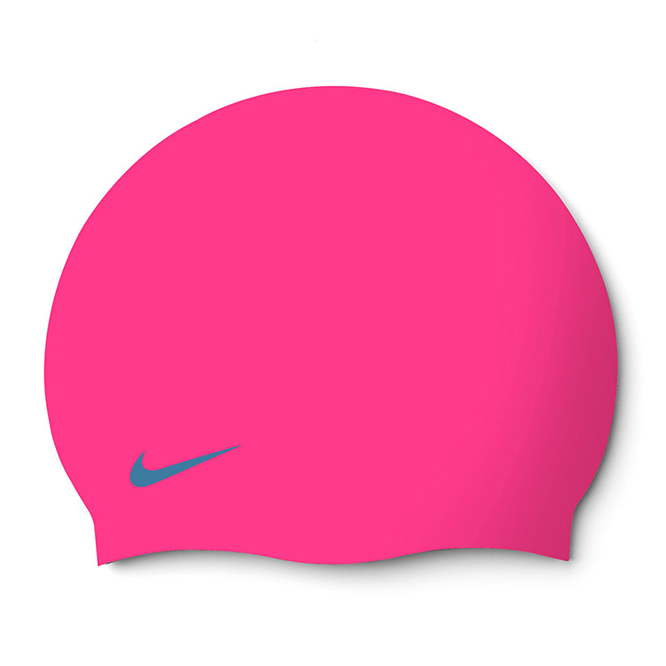 NIKE SWIM Youth Solid Silicone Swim Cap Pink Spell [TESS0106-670] 상품컷