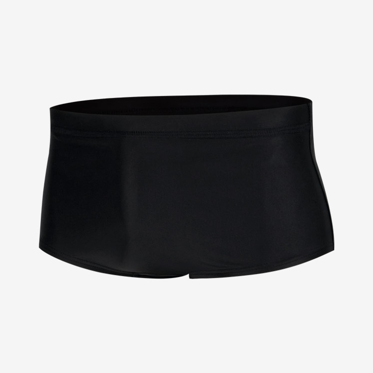 SENTI Men's Black Swan Square Leg Swimsuit Black [MSP-3001 (BK)] 상품컷