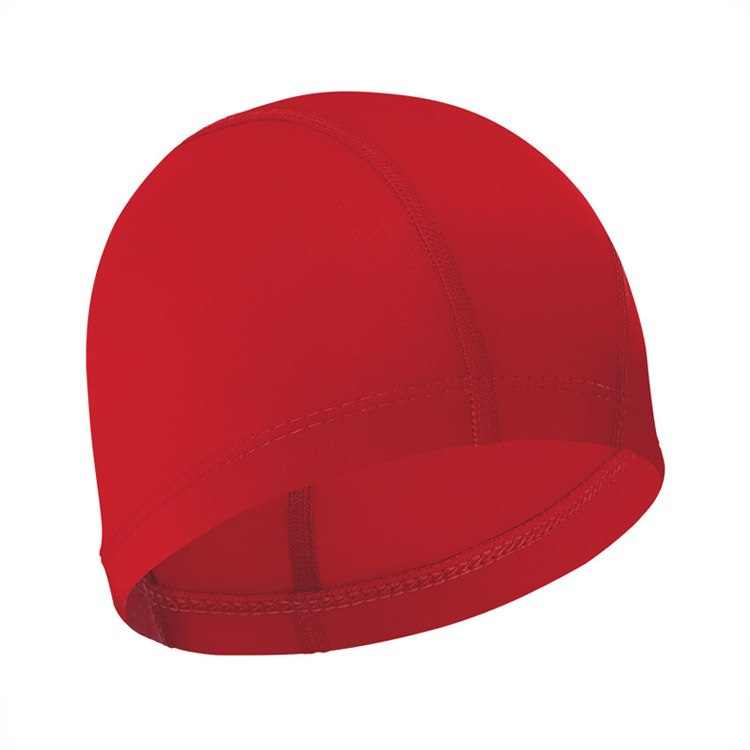 SENTI Solid Spandex Swim Cap Red [SC-S108 (RD)]