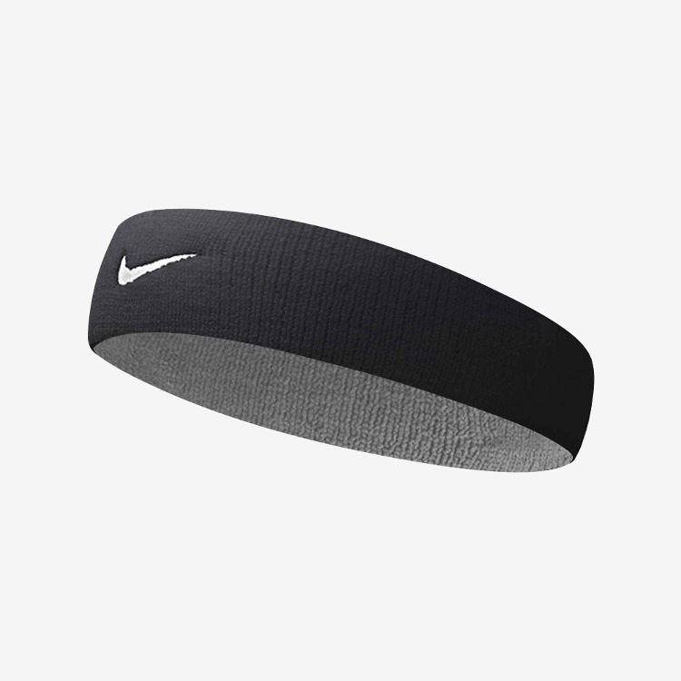 NIKE Dry-Fit Home&Away Headband Black Grey [AC3427-022] 상품컷
