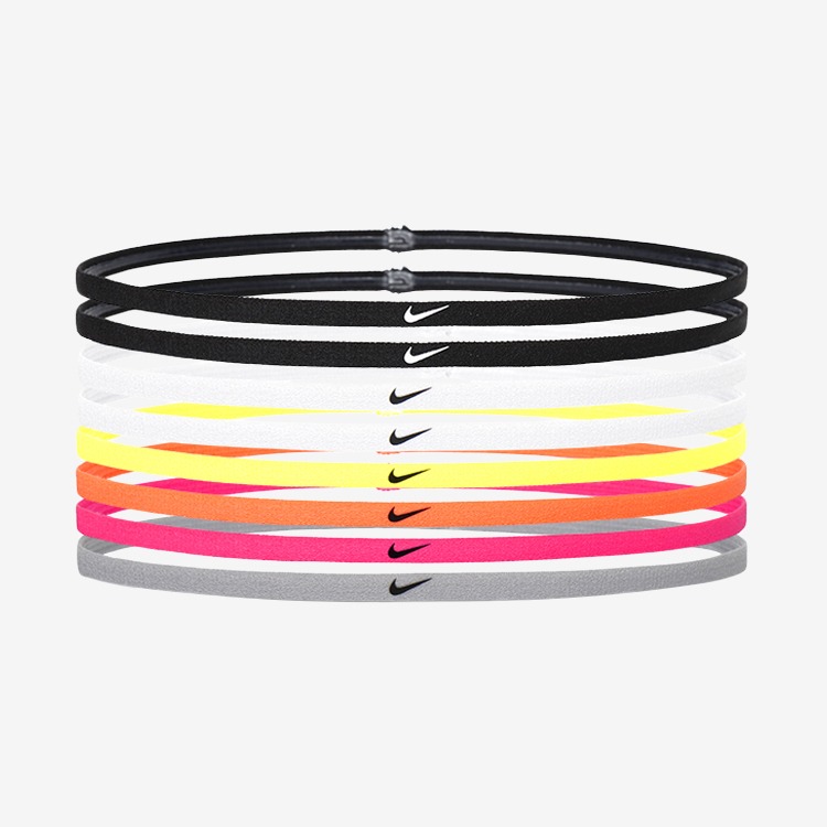 NIKE Skinny Head Band Multi 8 Set [AC9674-909] 상품컷