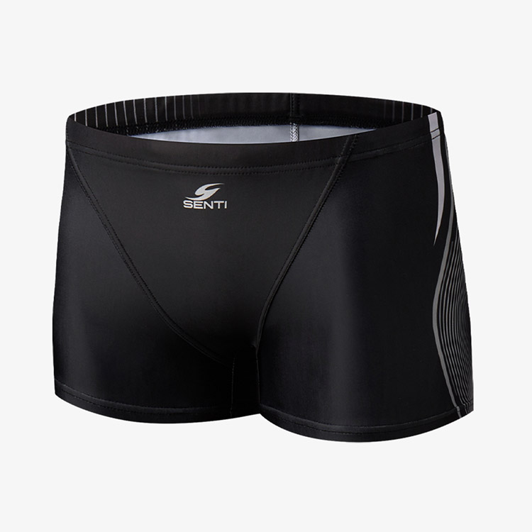 SENTI Men's Core Balance Square Leg Swimsuit Black [MSB-24610 (BK)]
