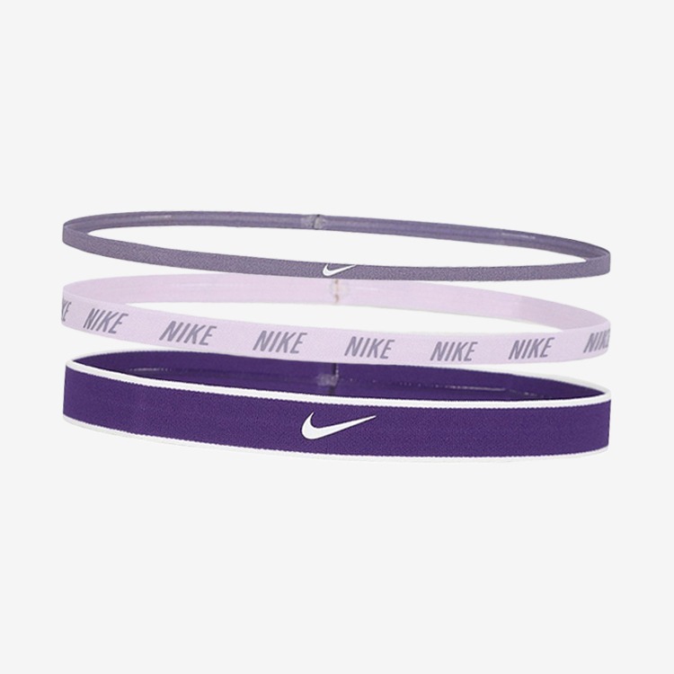 NIKE Mixed Width HeadBand Purple 3 Set [AC4453-505] 상품컷