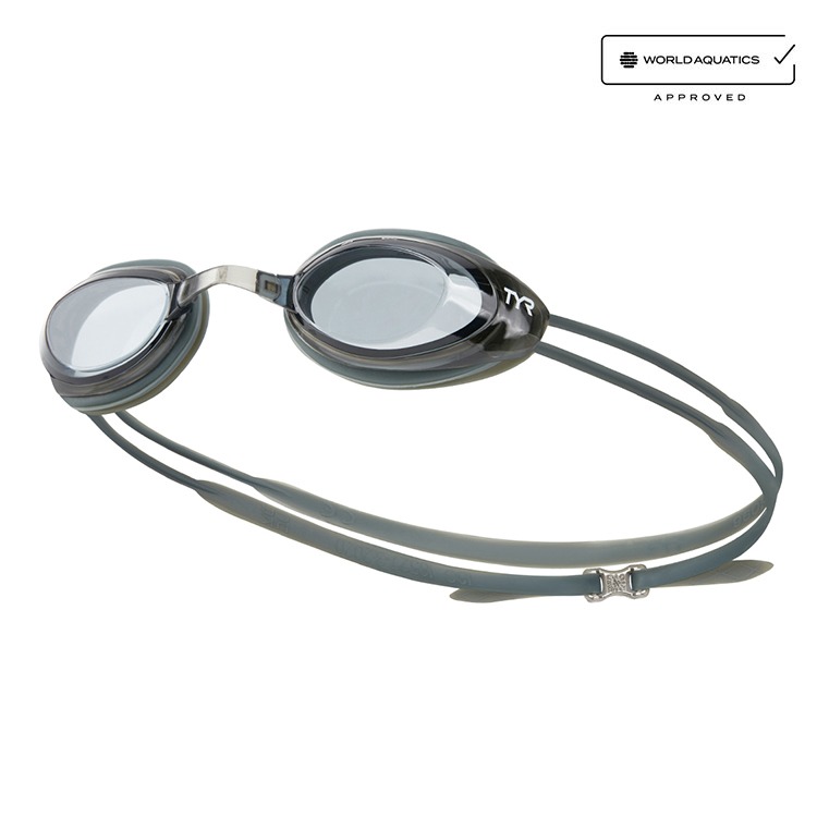 TYR Women's Blackhawk Racing Goggles Smoke [LGBHF 041 World Aquatics Approved]