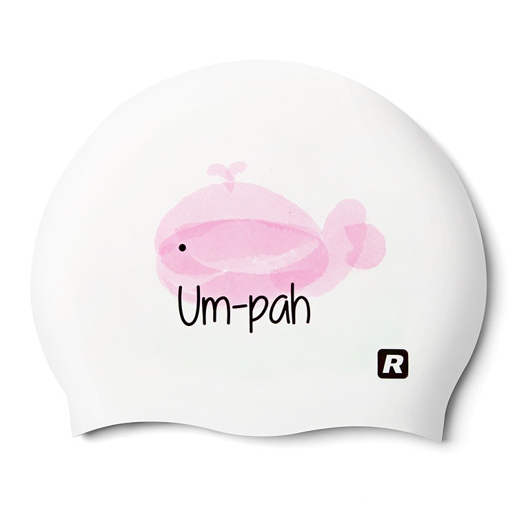 RALLY Whale Silicone Swim Cap Pink [ORUC800 (PNK)]
