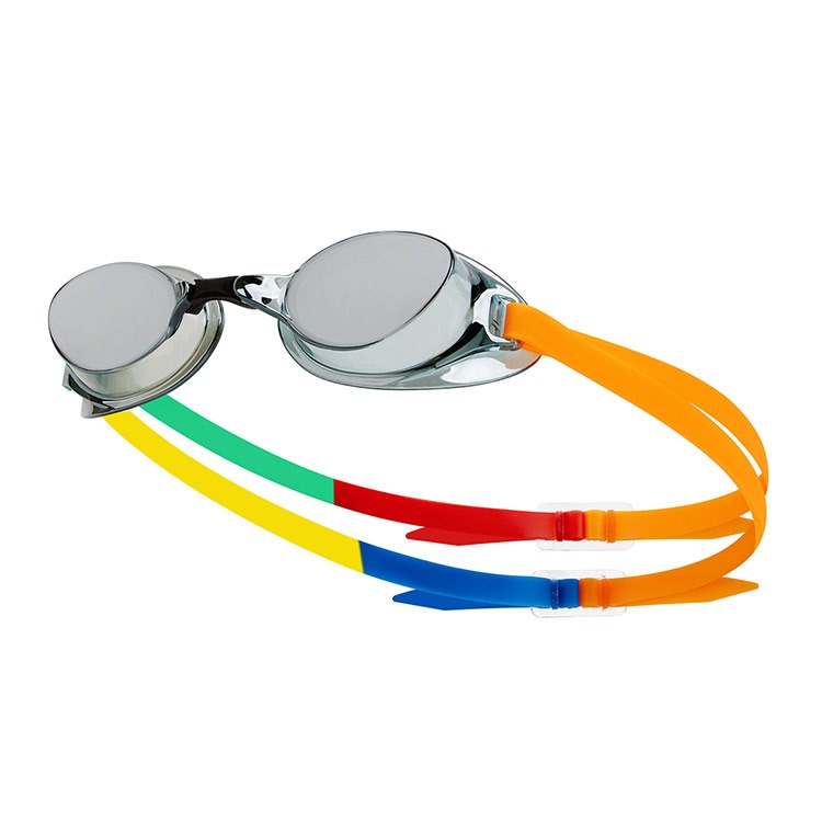 SENTI Rainbow Mirrored Non-Cushioned Goggles Black [SG-502MR (BK/BK)]