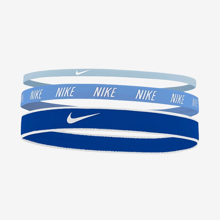 NIKE Mixed Width HeadBand Blue Gray 3 Set [AC4453-442] 상품컷