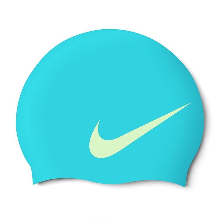 NIKE SWIM Big Swoosh Silicone Swim Cap Dusty Catus [NESS8163-463] 상품컷