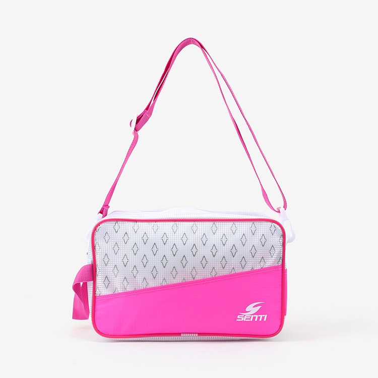 SENTI Square Swim Crossbag Pink [SB-801 (PK/WH) Swim Bag] 상품컷