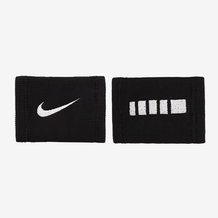 NIKE Elite Double Wide Wristband Black [DX7055-010] 상품컷