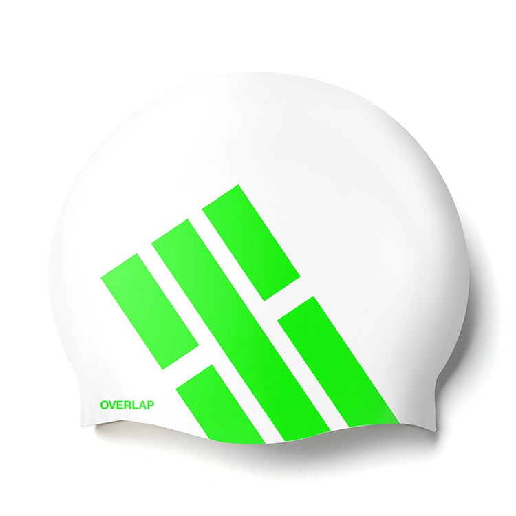 OVERLAP Geongon Gamri Wrinkle Free Swim Cap Green [OLSC039 (GRN)] 상품컷
