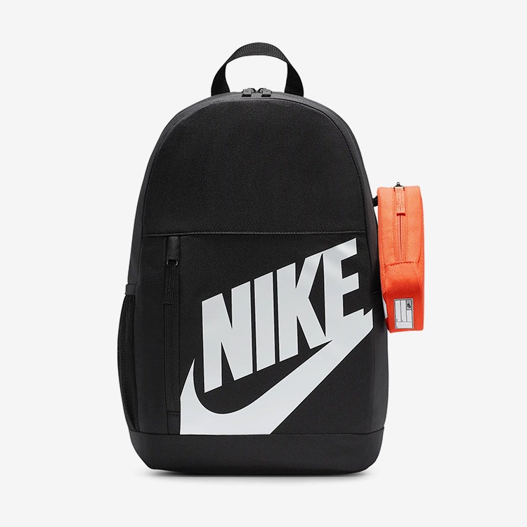 NIKE Elemental Backpack Black Orange [HJ4186-010 Swim Bag]