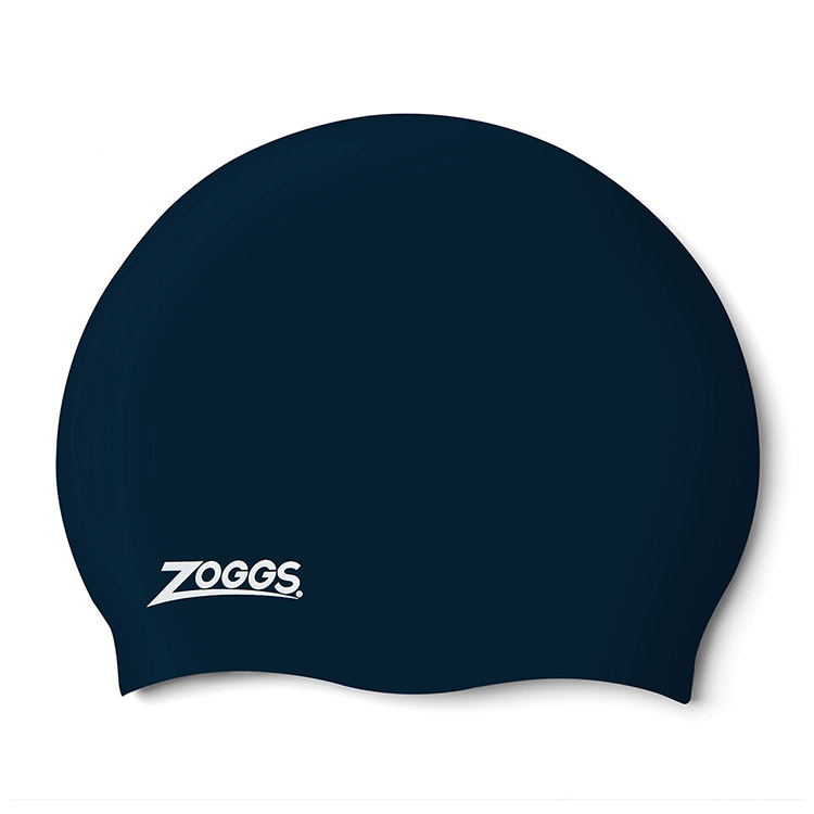 ZOGGS Logo Silicone Swim Cap Navy [Silicone Swim Cap (NV)]