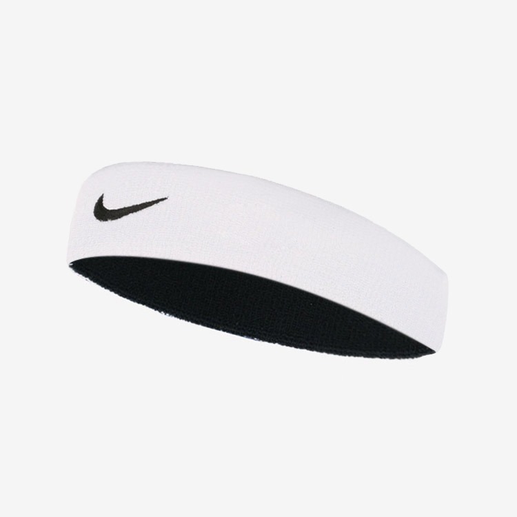 NIKE Dry Fit Headband Black White [AC3427-101] 상품컷
