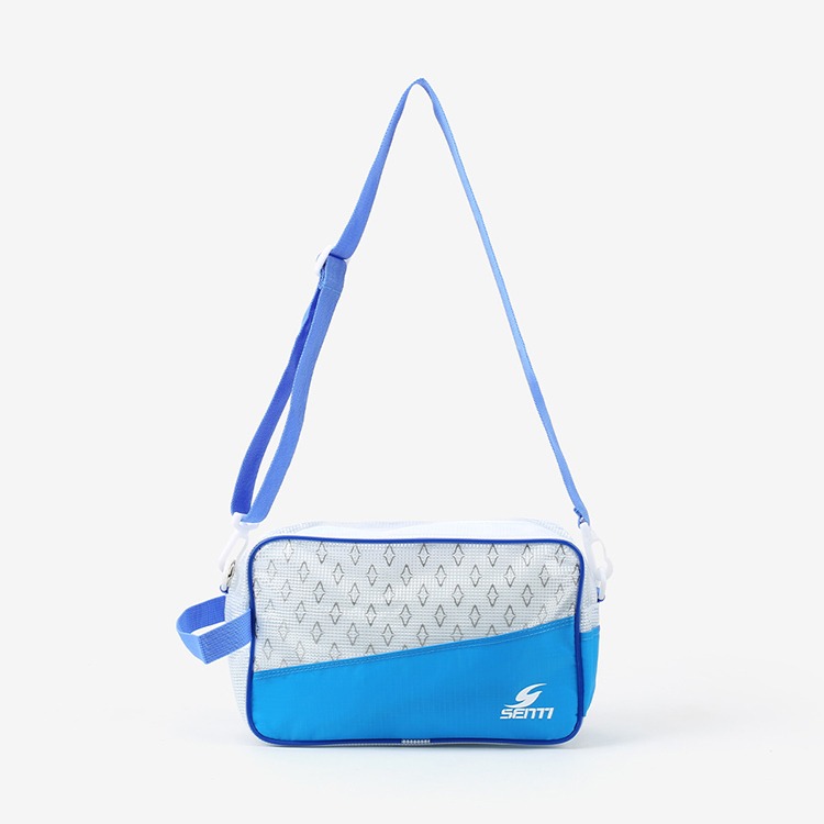 SENTI Square Swim Crossbag Blue [SB-801 (BL/WH) Swim Bag] 상품컷