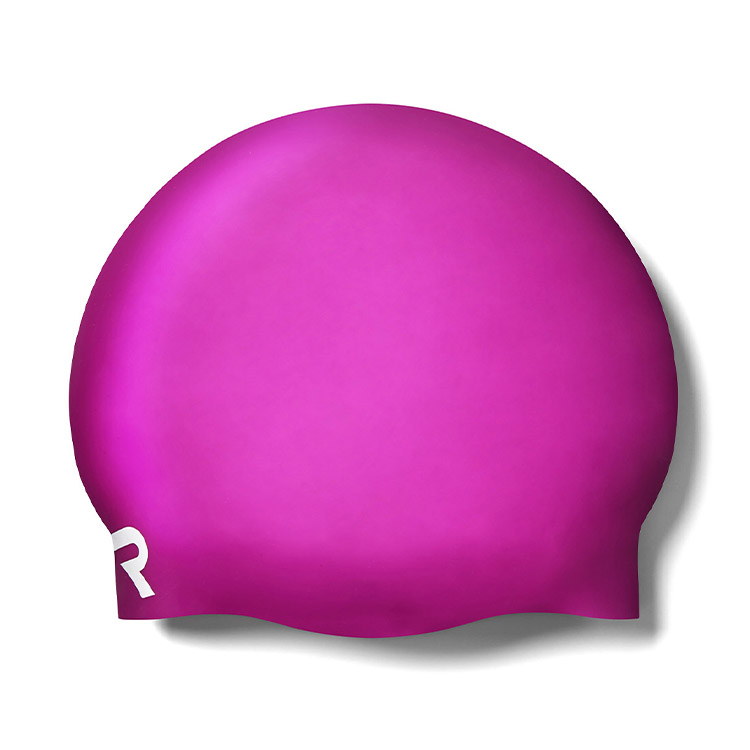 TYR Logo Wrinkle Free Silicone Swim Cap Magenta [LCS 620]
