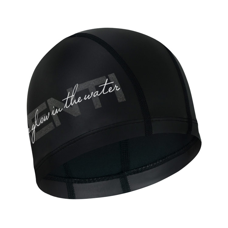 SENTI More Glow Silicone Coated Swim Cap Black [SC-1004] 상품컷