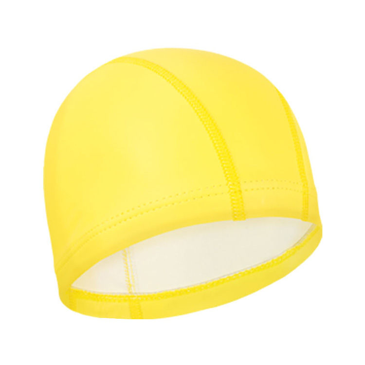 SENTI Solid Ultra Coated Swim Cap Yellow [SC-405] 상품컷