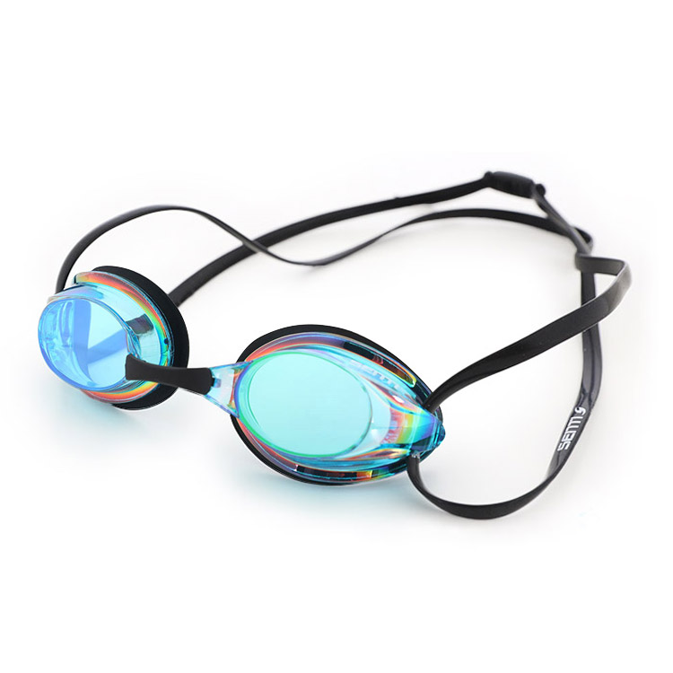 SENTI Lucid Thin Mirrored Goggles Aqua [SG-701MR (AQ/BK)] 상품컷