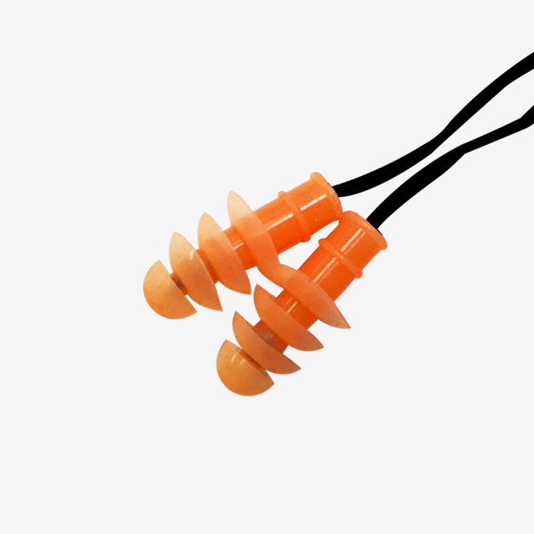 SENTI Silicone String Ear Plug Orange 상품컷