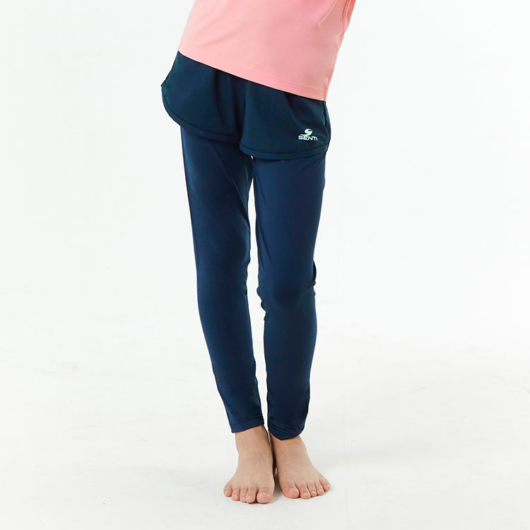 SENTI Kids Active Shorts Water Leggings Navy [SAR-KL32] 상품컷