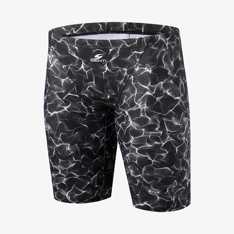 SENTI Men's Core Glimmer Jammer Swimsuit Black [MSTQ-24307 (BK)] 상품컷