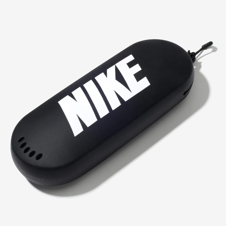 NIKE SWIM Logo Long Goggles Case Black White [NESSF142-011]