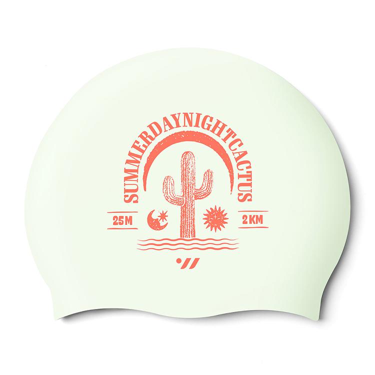 SWAVE Cactus Silicone Swim Cap Pale Mint [SW-CS140 (PMT)] 상품컷