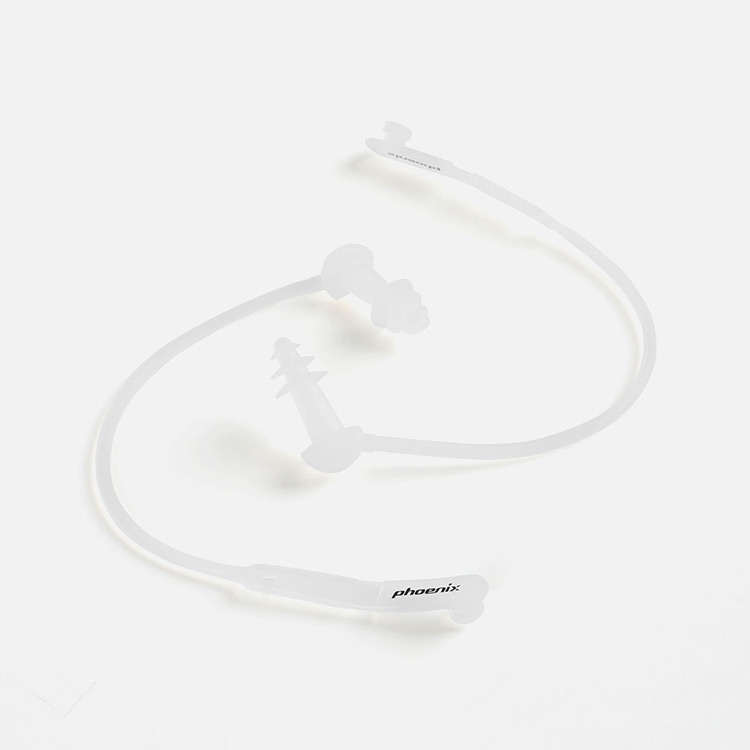 PHOENIX Otitis Media Loss Prevention Cord Ear Plug Clear [PNE-200 (CLA)] 상품컷
