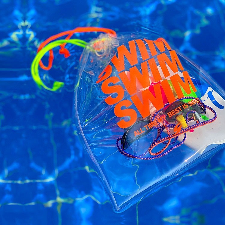 SENTI Neon Orange Jelly Bag [SB-201 (ORG) Swimming Bag] 상품컷