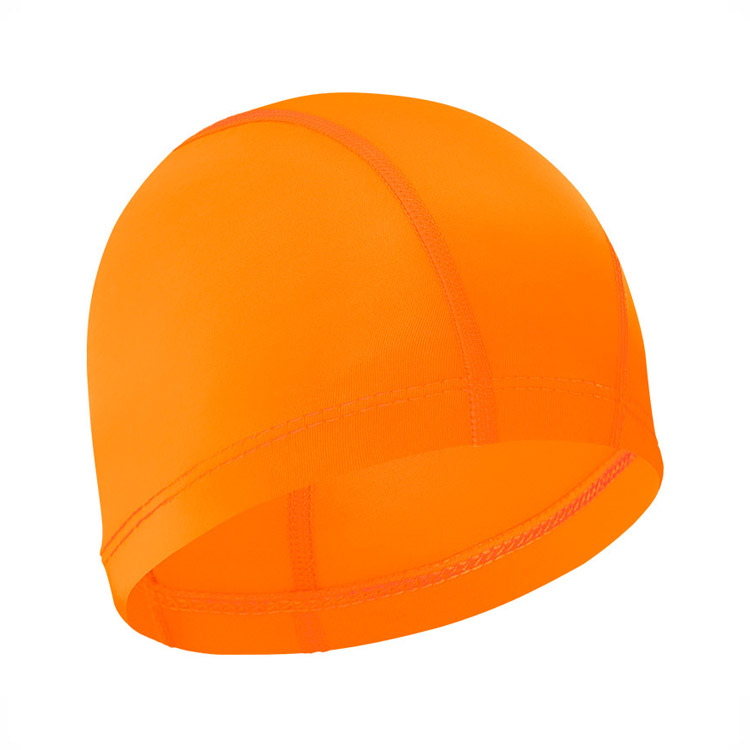 SENTI Solid Spandex Swim Cap Orange [SC-S109 (OR)]