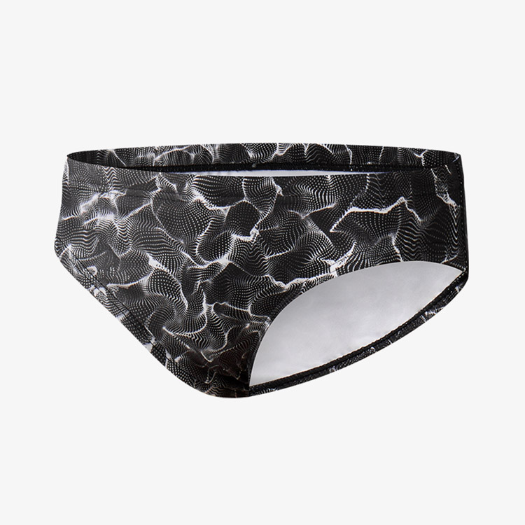 SENTI Men's Core Glimmer Diving Fit Brief Swimsuit Black [MST-24706 (BK)] 상품컷