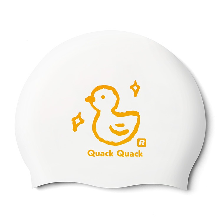 RALLY Duck Silicone Swim Cap Yellow PRUC905 YEL